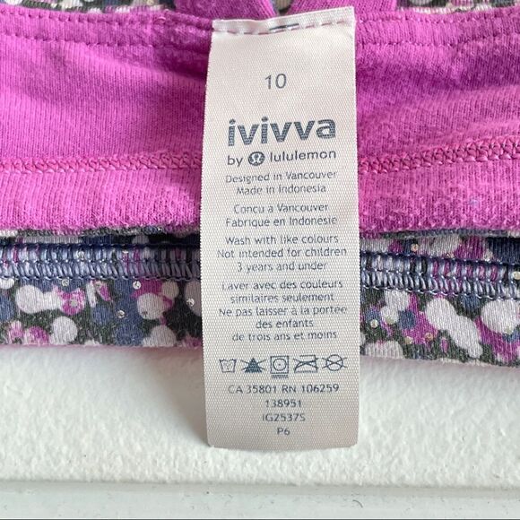 Ivivva By Lululemon Rhythmic Complete Focus Reversible Sports Bra Size 10 - Picture 6 of 9